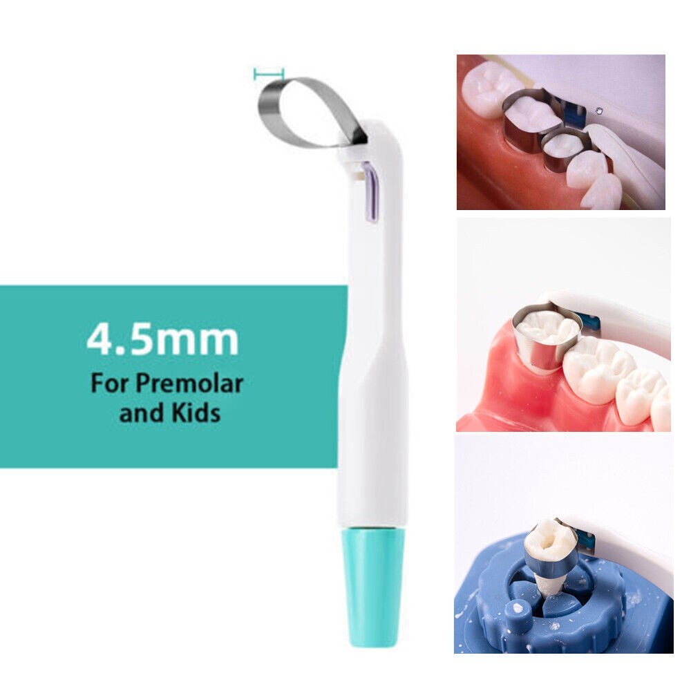 Dental Pro Matrix Bands Pre Formed Premolar/Molar Tofflemire Matrices Adjustable