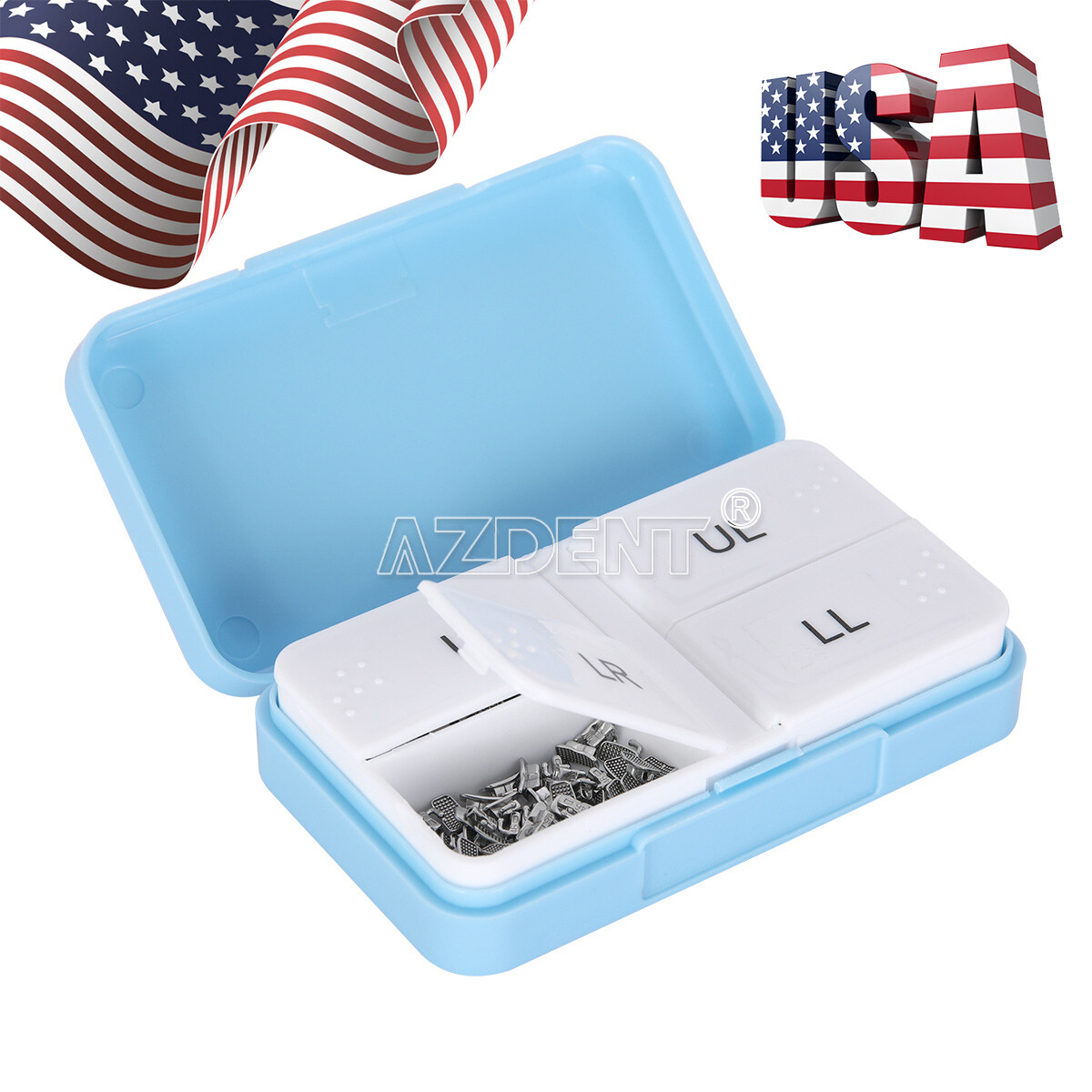 50sets Dental Ortho Buccal Tube 1st Molar Tube Roth 0.022 Bondable Non-Conv