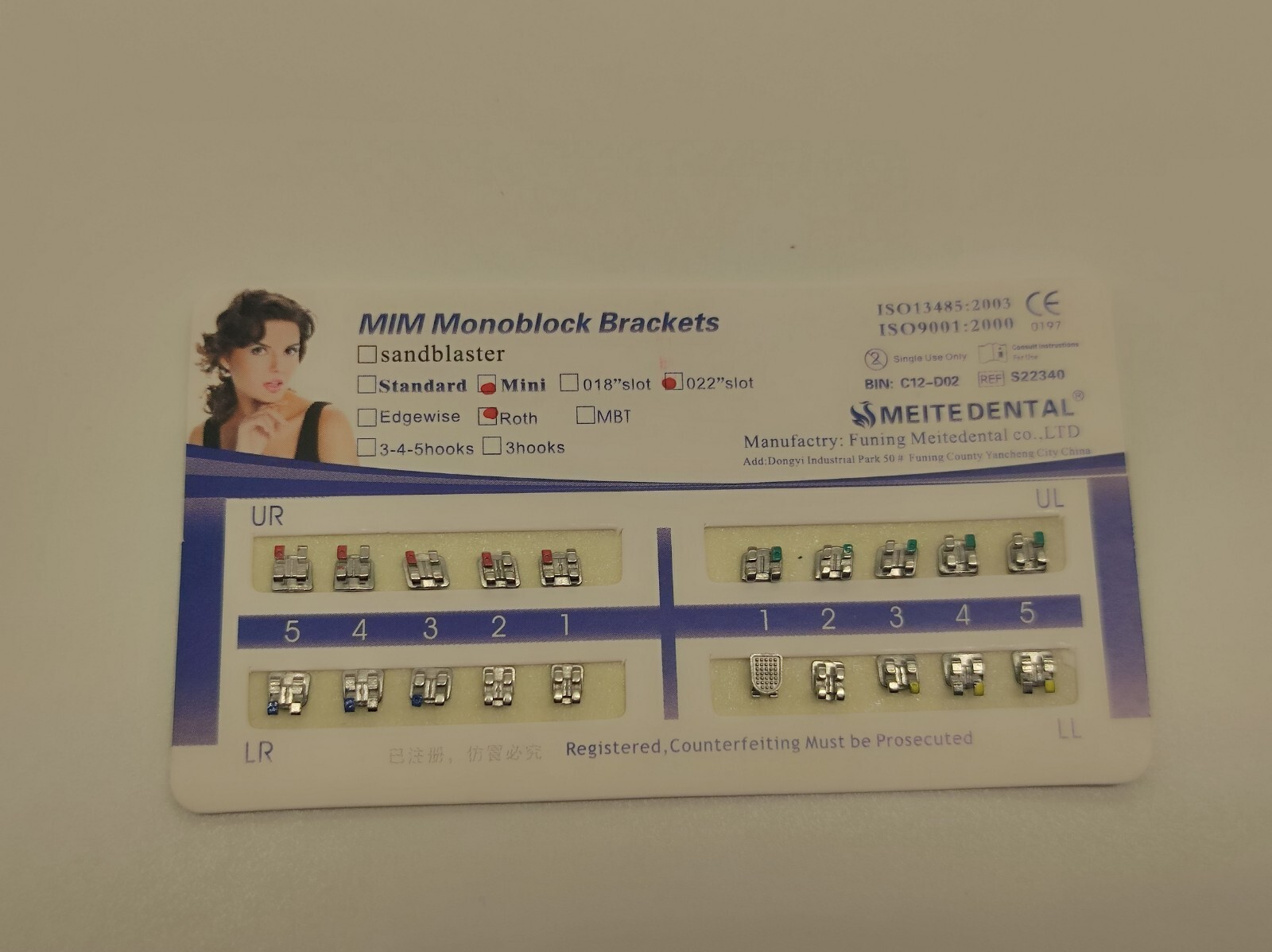10Sets Dental Brackets Ortodoncia Braces For Teeth 018 022 Roth Mbt Edgewise