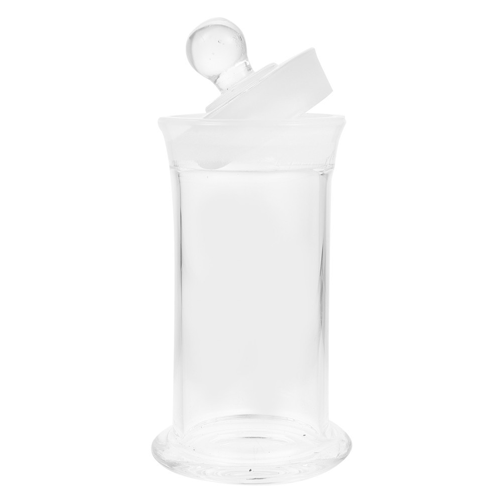 1Pcs Transparent Glass Reagent Bottle with Lid Durable Laboratory Sample Bottle