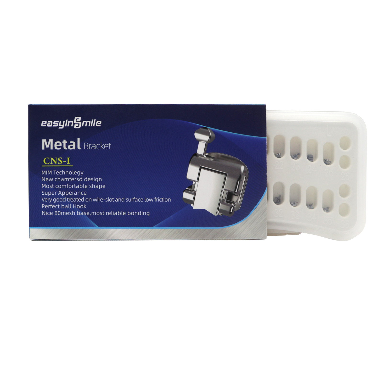 Orthodontic MINI Bracket MBT/ROTH Dental Metal Self-ligating Brace.022 345 Hook