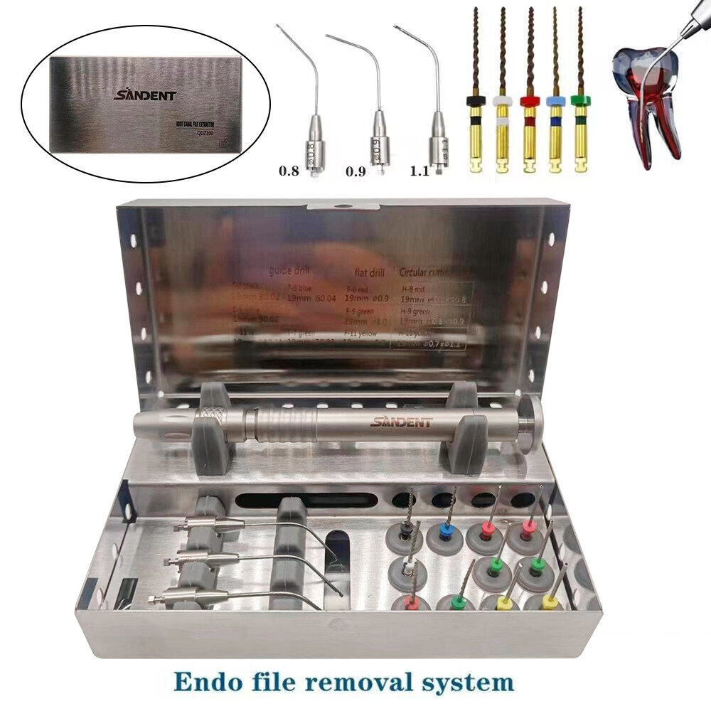 Dental Broken Root Canal File Extractor Endodontic Endo Files Removal System Kit