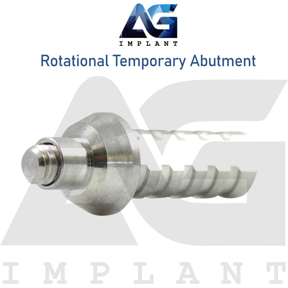 5 Rotational Temporary Prosthetic Titanium For Int Hexagon 2.42mm