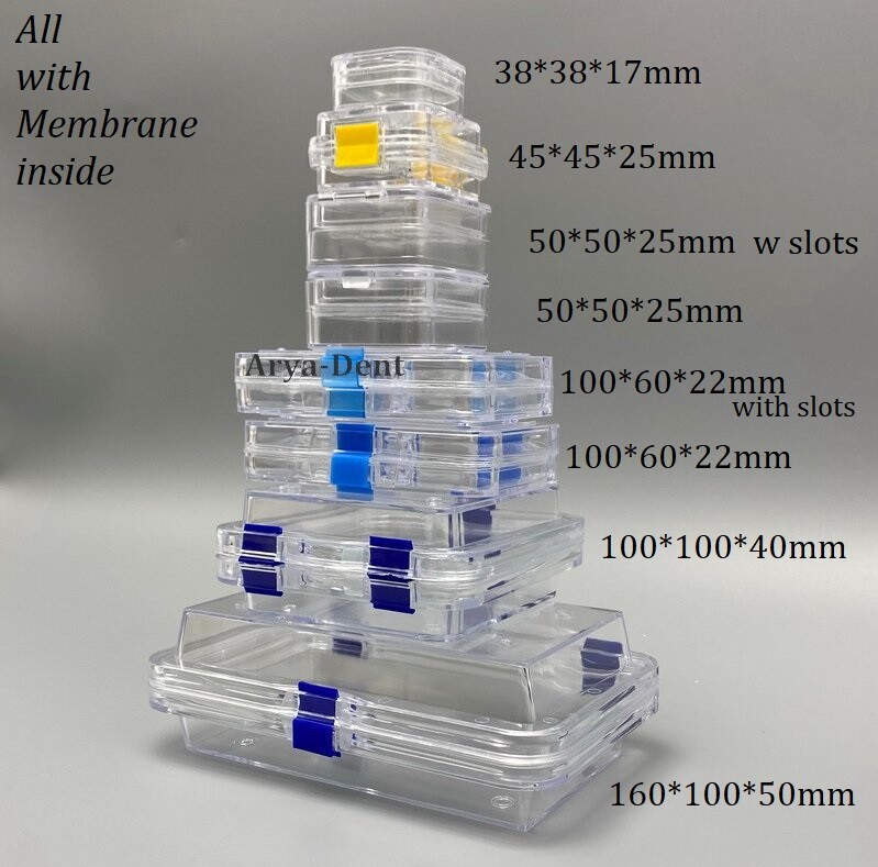 Denture Inlay Fragile Display Jewelry Box Membrane Cases Hinged Teeth Holder