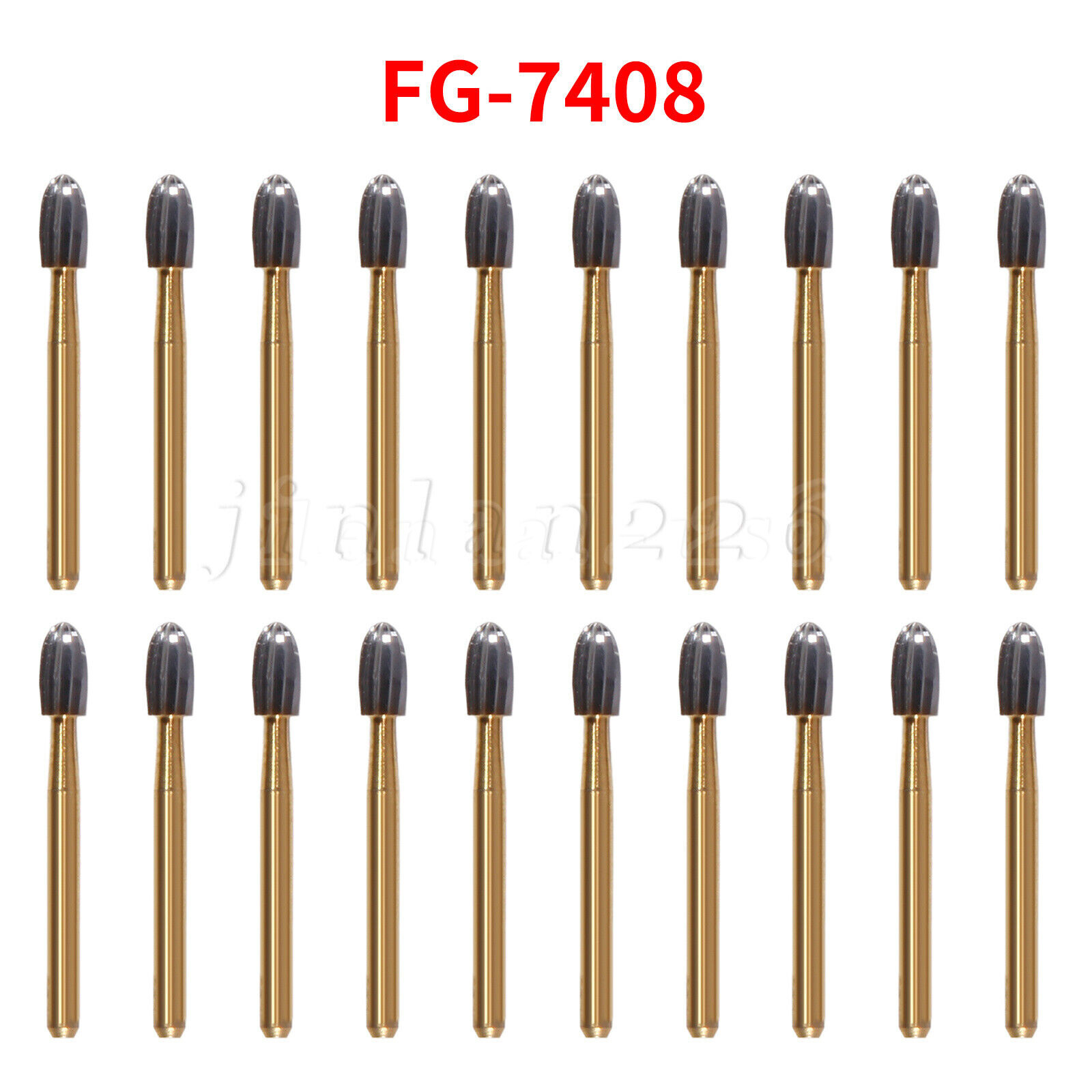 FG7408 Carbide Burs 12BLADE TRIMMING & FINISHING Made in China T&F Bur