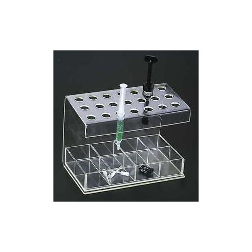Plasdent 1402 Premium Composite Syringe Organizer Medium Holds 21