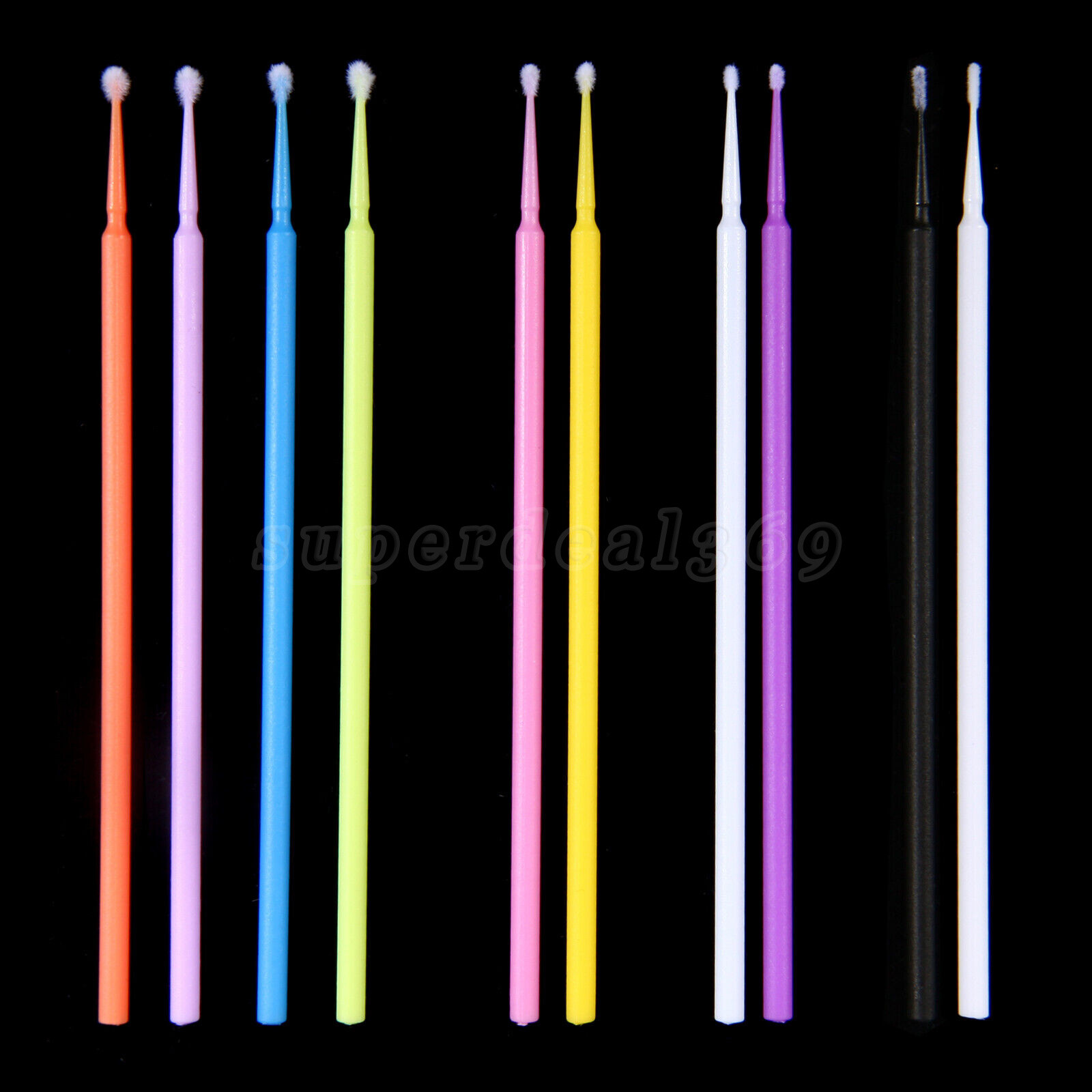 Dental Micro Applicators Disposable Makeup Eyelash Brush Swab Mascara Wand