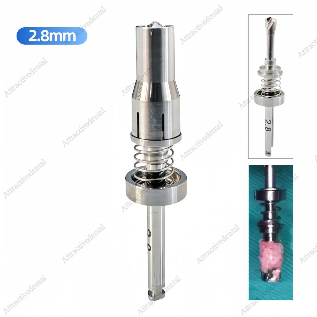 ⌀2.8mm Dental Autograft Drills Implant Spring Bone Harvest Drills Collector