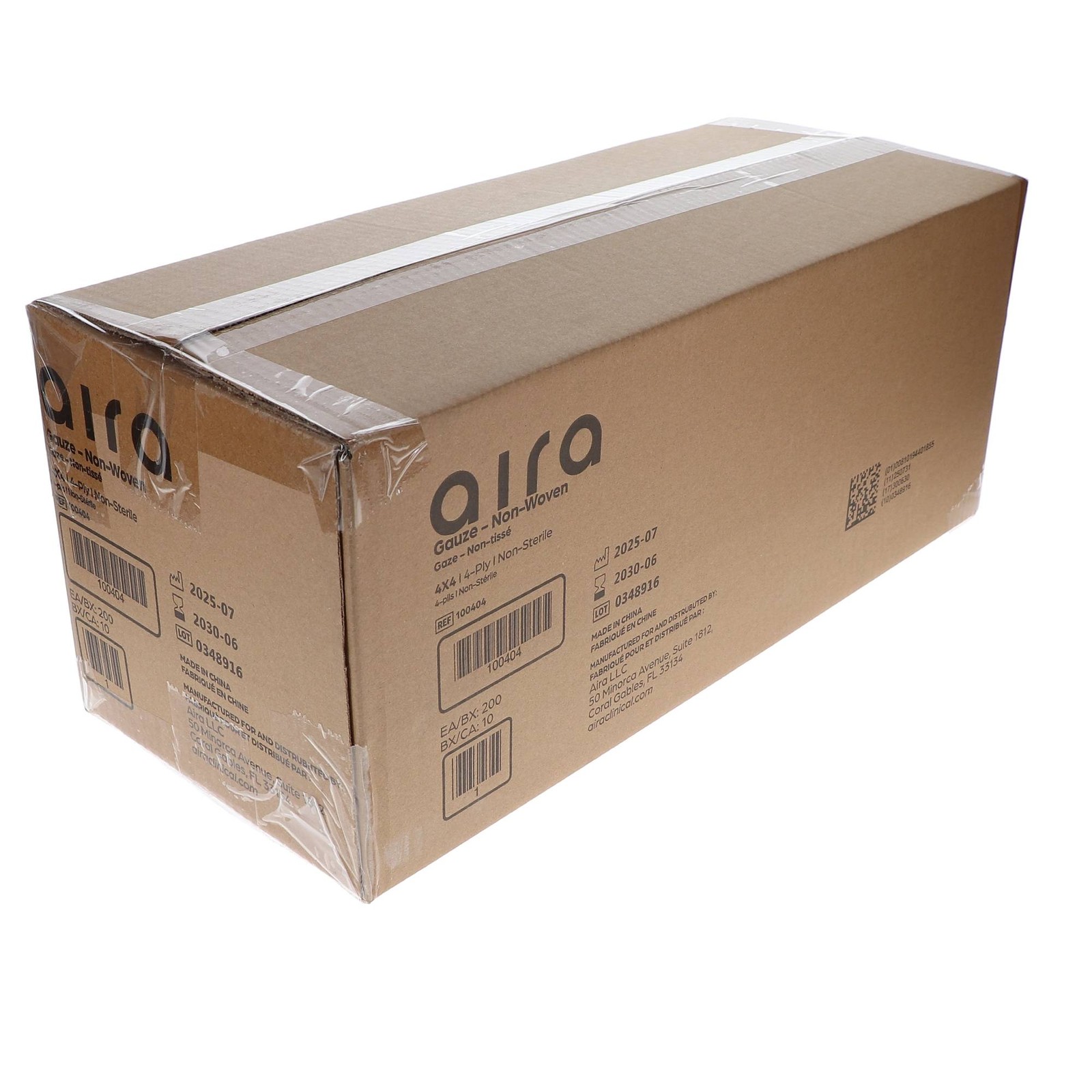 House Brand Dentistry 100404 Non-Woven Gauze 4″ X 4″ Non-Sterile 4-Ply 2000/Cs