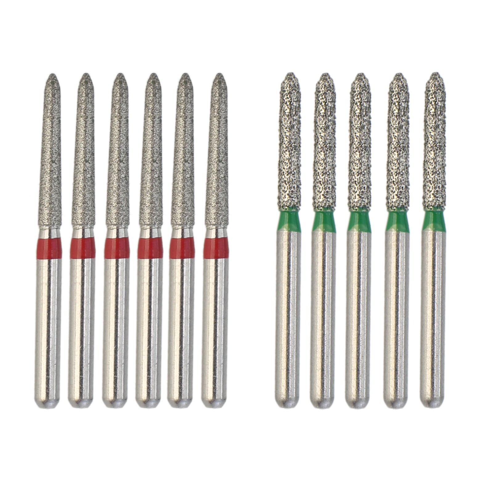 Dental Diamond Burs Modified Chamfer CF/22F Coarse Grit For High Speed Handpiece