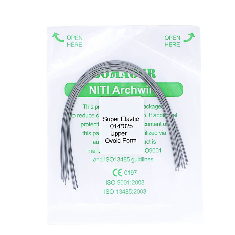 5×Dental Orthodontic Super Elastic Ni-Ti Arch Rectangular Wire Oval 14×25 Upper