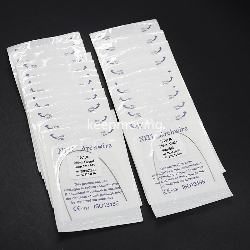 Dental TMA Molybdenum Beta Titanium Ti-Mo Alloy Arch Wire Rectangular/Round