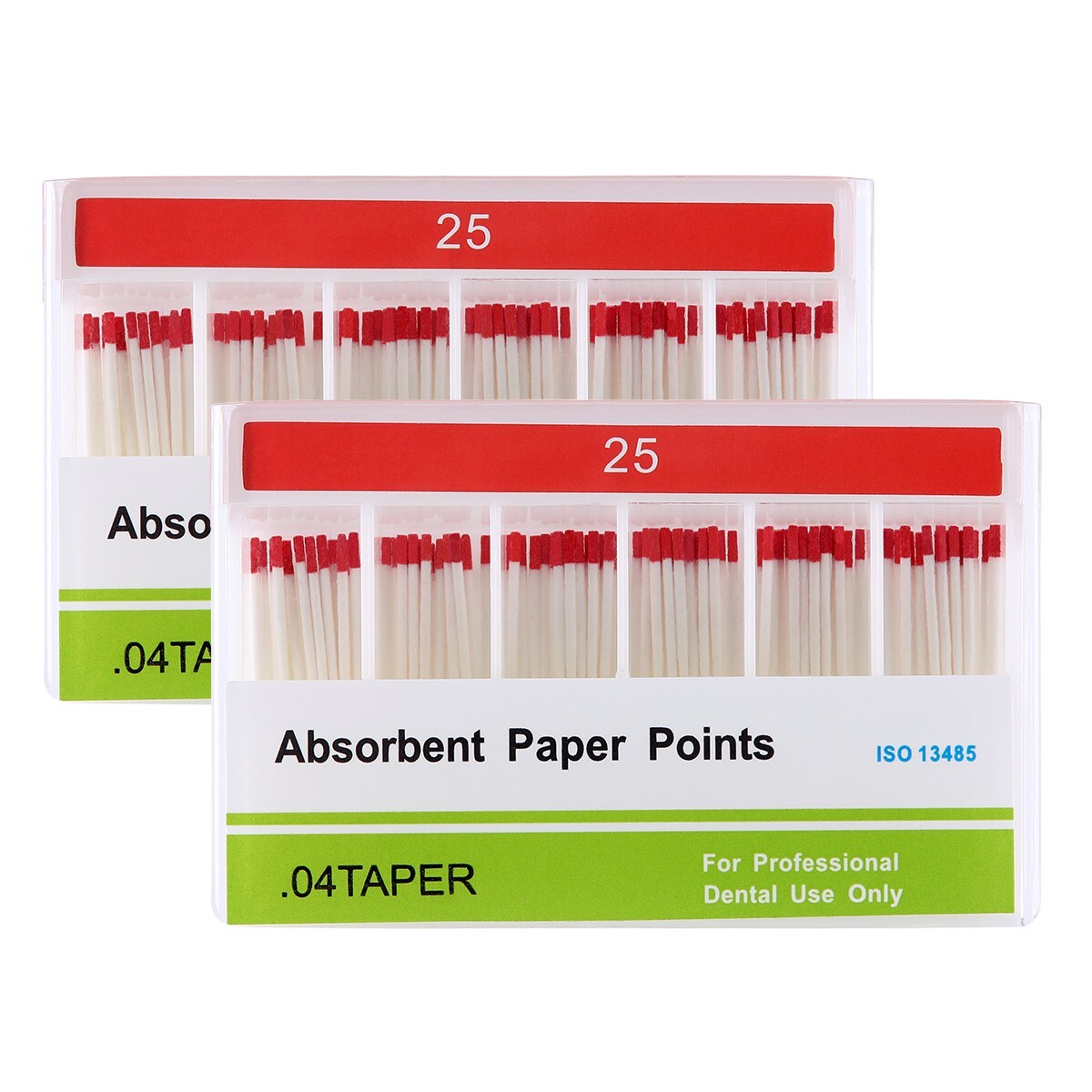 10X Dental Absorbent Paper Points Taper0.04 #25 Root Canal & Endodontic Cleaning