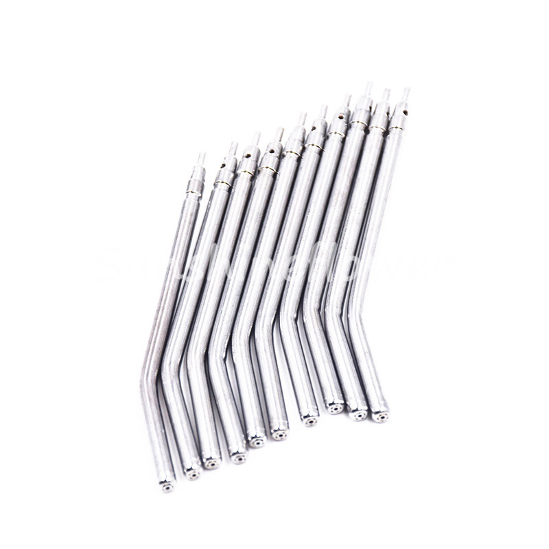 Dental Stainless Steel 3-way Air Water Syringe Handpiece Nozzles Metal Tips