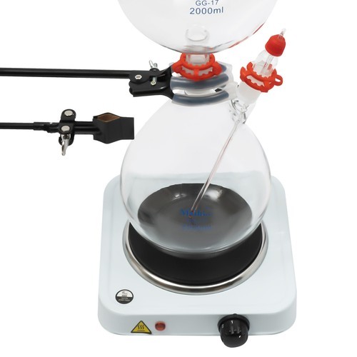 2000ml Essential Oil Steam Distillation Apparatus Kit Water Distiller Purifier