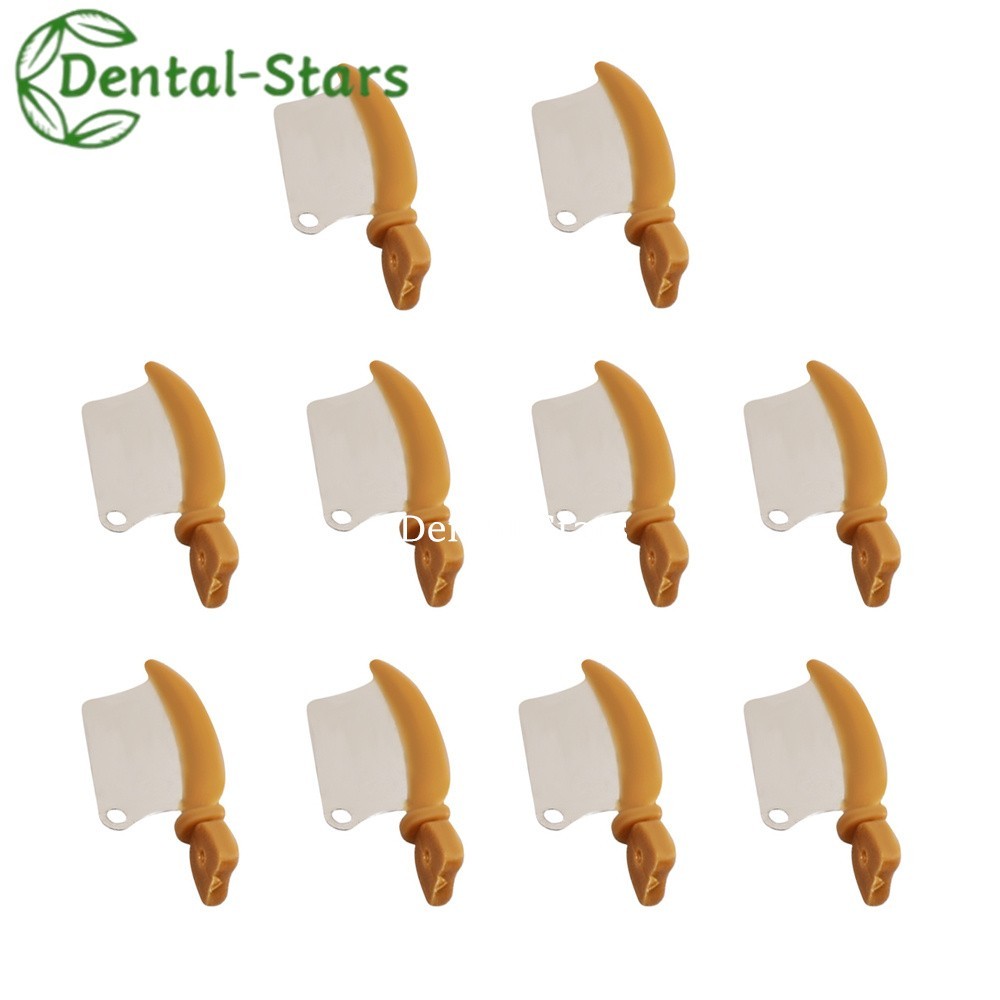 50/500Pcs Dental Prime Teeth Interproxima Wedge with Metal Matrix Fender Wedges