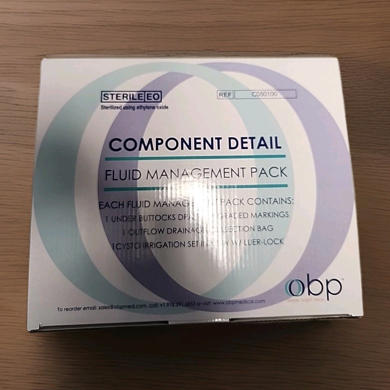 Complete OBP Medical Fluid Management Pack Sterile C050100
