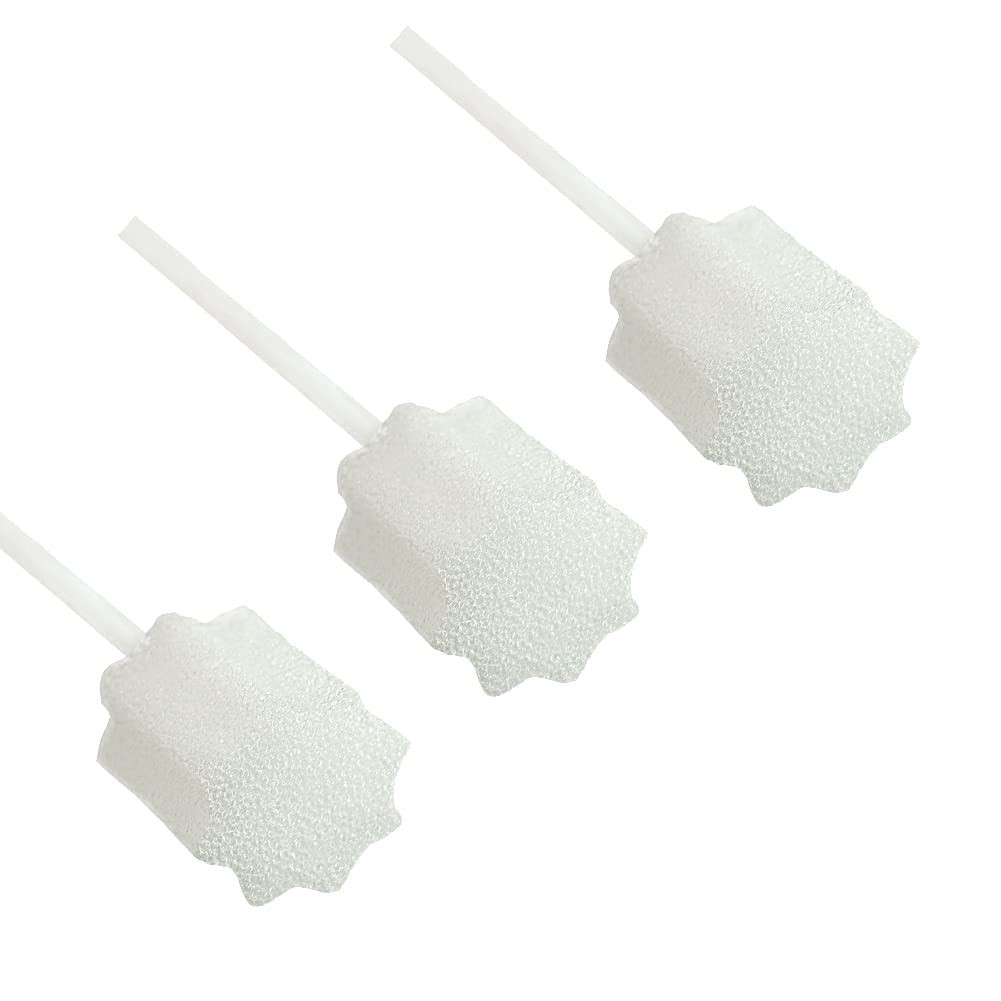 MUNKCARE Oral Swabs Disposable- Untreated and 100 Count (Pack of 1), White