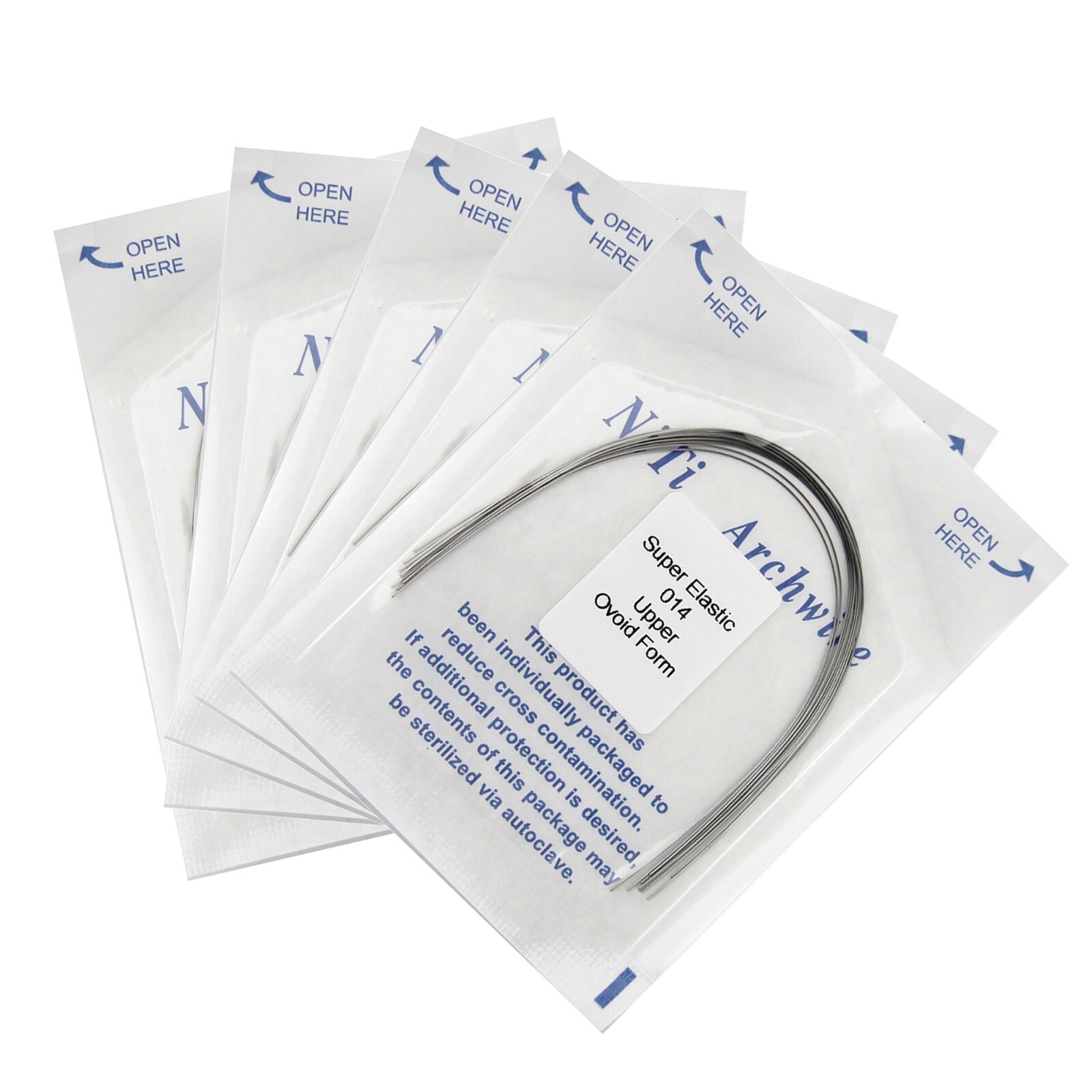 Orthodontic Arch Wire Niti Round Rectangular Ovoid Natural arcos de ortodoncia