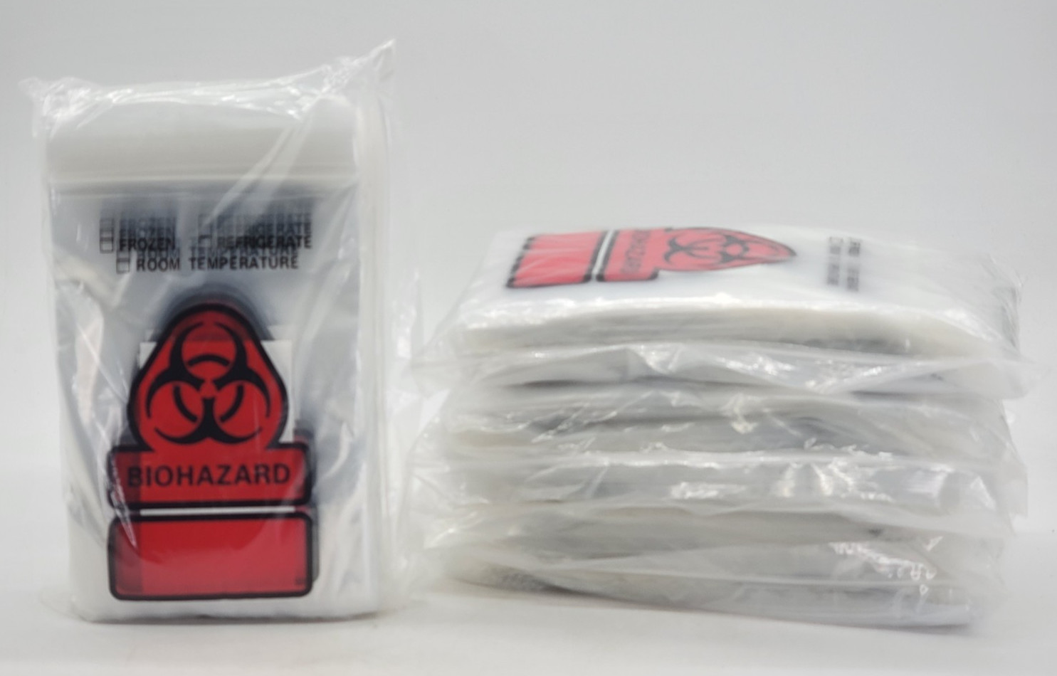 500/Case Fisherbrand 6×9 Biohazard Specimen Transport Bags Light Duty 01-800-05