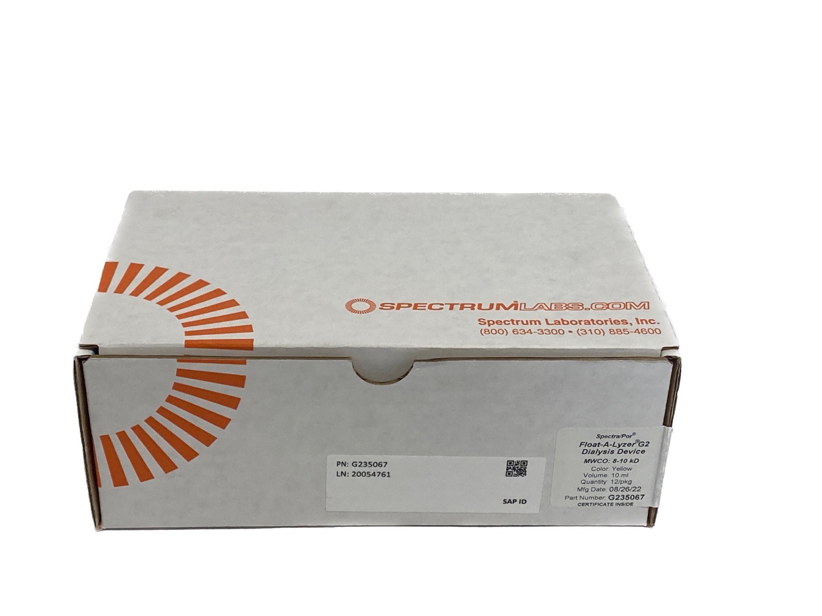 (11) REPLIGEN SPECTRUM 10mL Float-A-Lyzer G2 Dialysis Device 8-10kD MWCO G235067