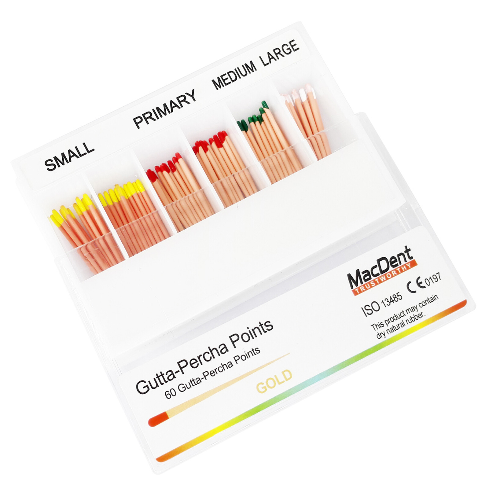 MacDent Dental Obturation Endodontic Gutta Percha Paper Points For WAVE ONE GOLD