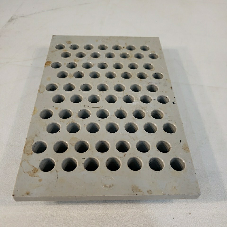 Nunc Test Tube Microcentrifuge Rack 70 Well 7×10 Plastic Denmark