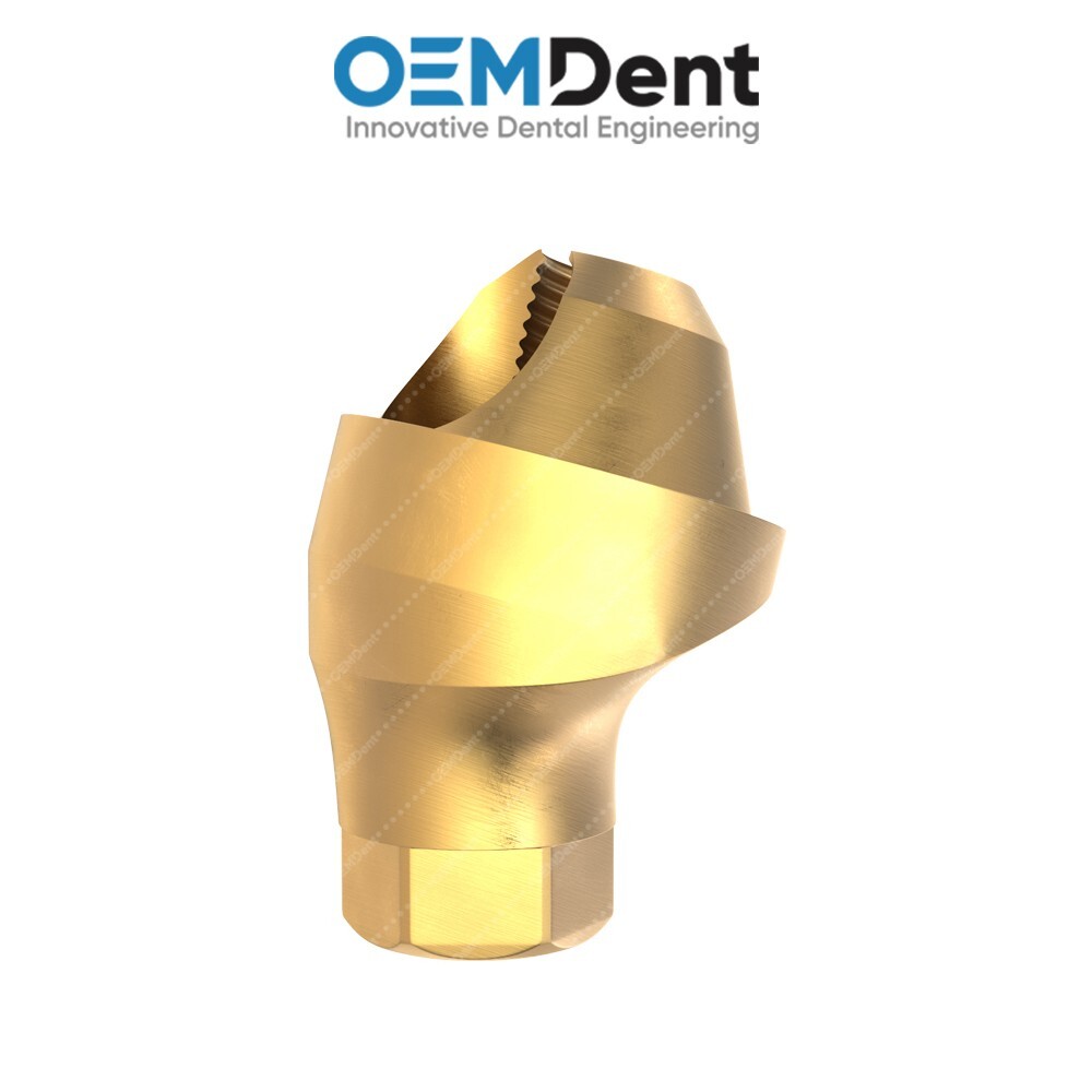 Angulated Multi Unit 17° 1.6mm Abutment RP Nobel Active® Compatible Conical
