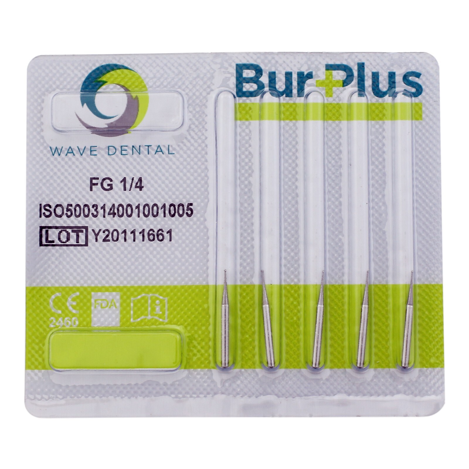 Wave Dental Carbide Round Bur 19mm FG #1/4 1/2 2 4 6 8 High Speed Friction Grip