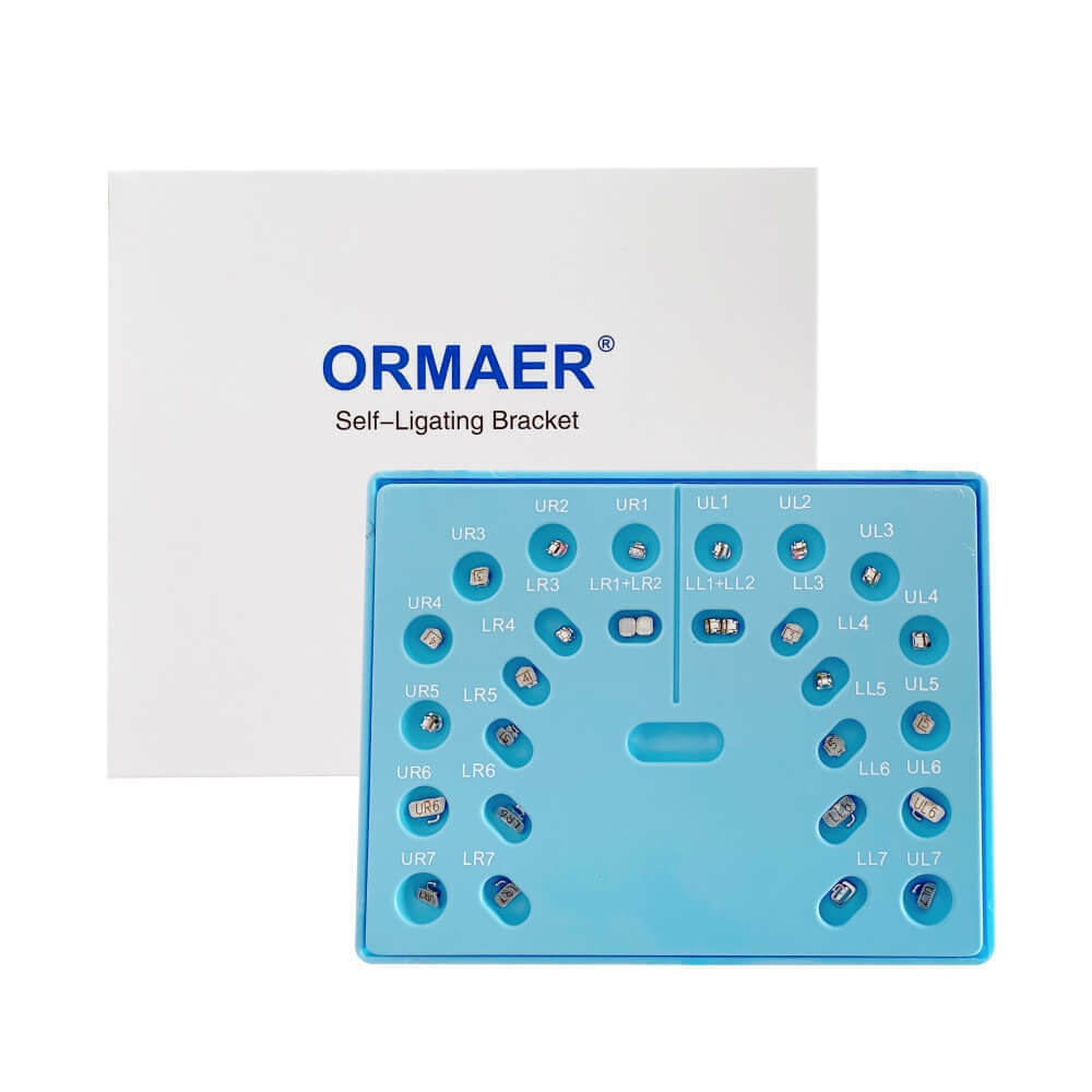 Dental ORMAER orthodontic slef-ligating bracket brace mini roth 022 345 hooks
