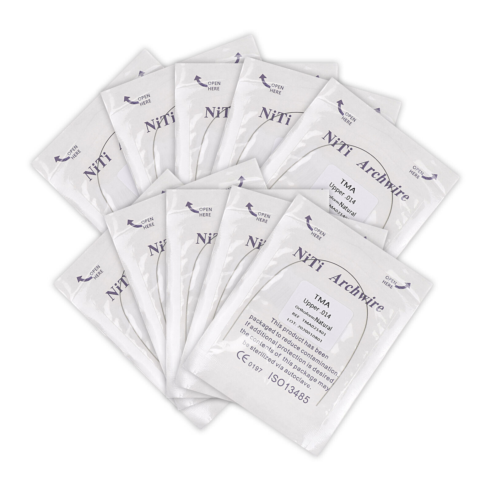 Dental TMA Molybdenum Beta Titanium Ti-Mo Alloy Arch Wire Rectangular/Round