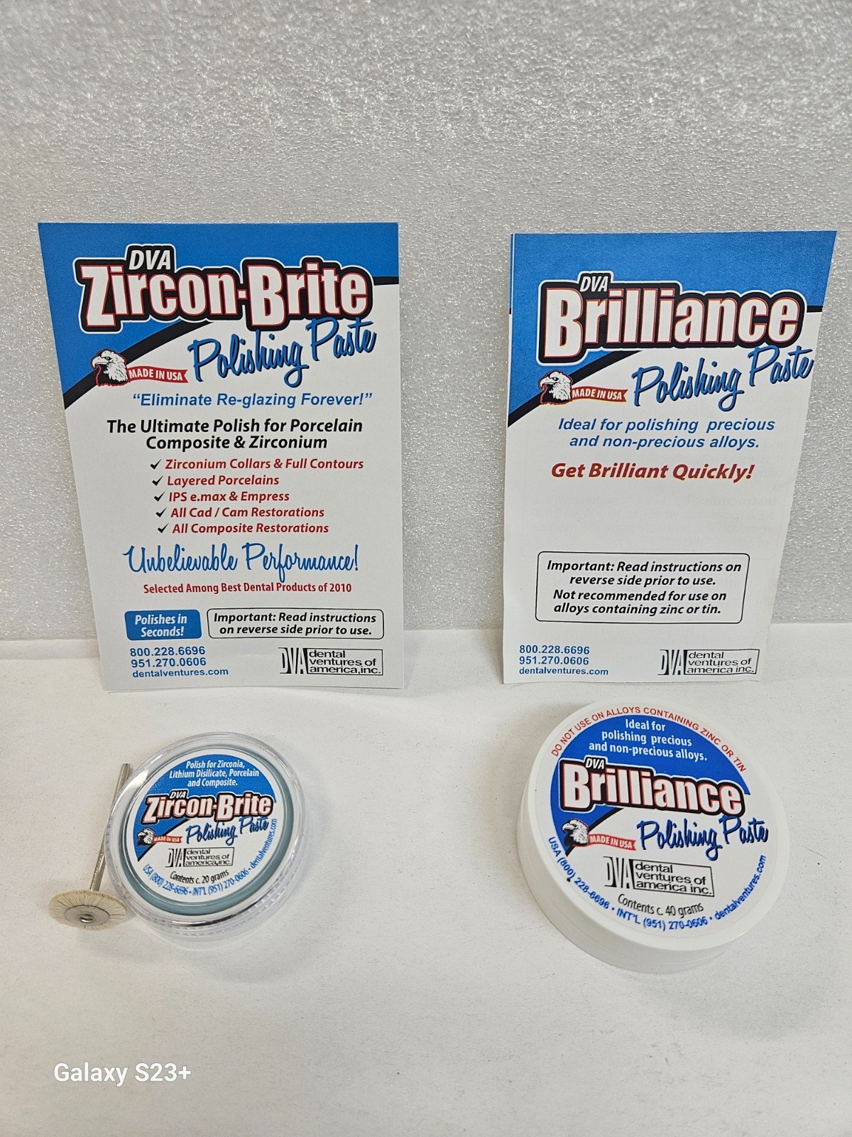 Polishing Paste for Zirconia(20g) or Non-Precious and Precious(40g)