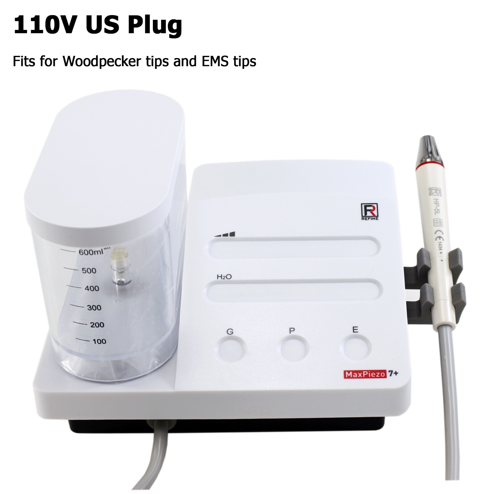 Woodpecker Dental Ultrasonic Scaler Tips HW-5L HD-7L Handpiece EMS PIEZON LED G1