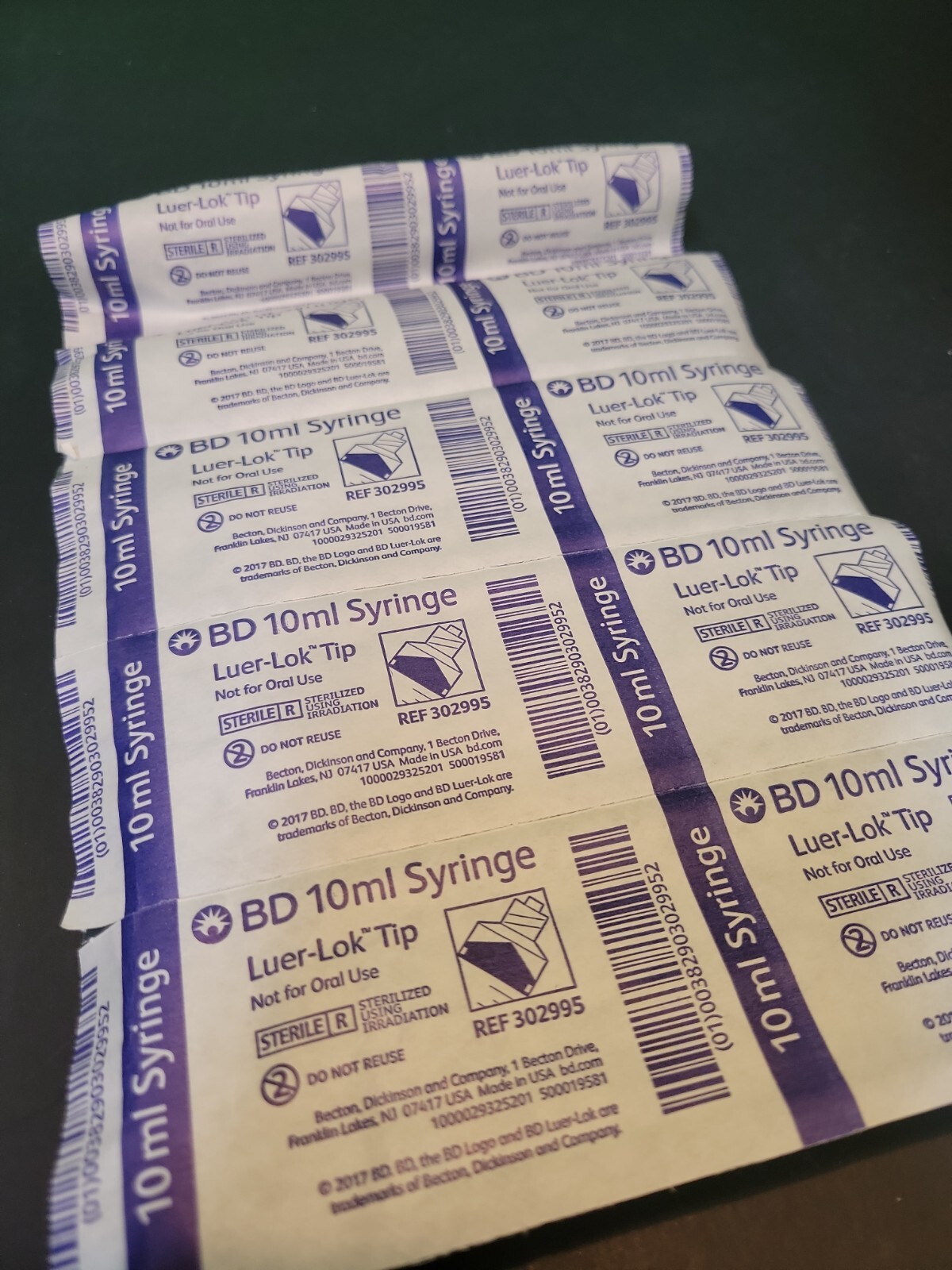 Luer-Lok Tip Syringe 10 mL – Pack of 5