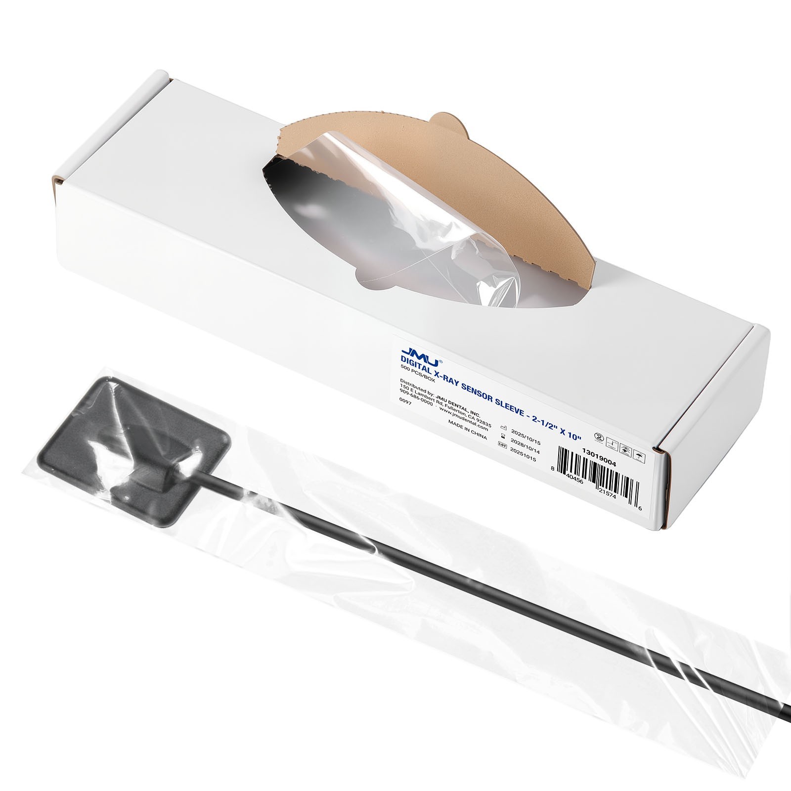 500Pcs/Pack Dental Disposable X-Ray Sensor Sleeve Protective Cover 2-1/2″ x 10″