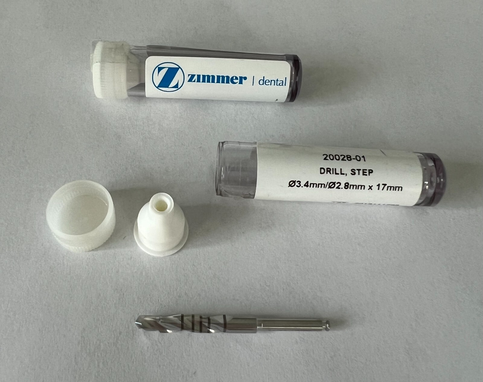 Zimmer Dental Step Drill 20028-01 3.4mm/2.8mm X 17mm SEALED NEW