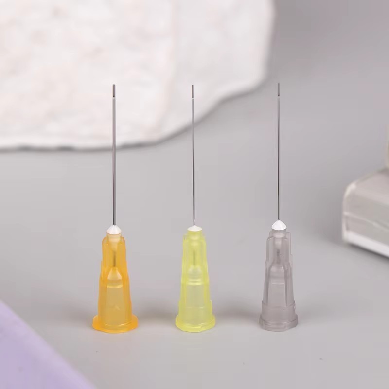 500pcs Disposable Dental Endo Irrigation Needle Tip 25G/27G/30G Syringes Tips