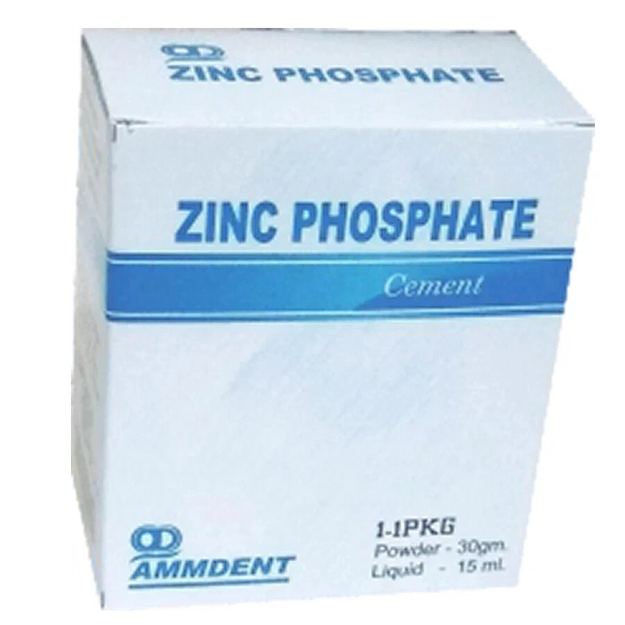Dental Ammdent Permanent Tooth Filling Cement Kit Zinc Phosphate Cement