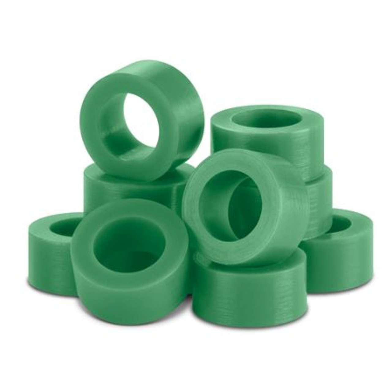 Pulpdent Green Silicone Color Code Instrument Rings 60/Bx. Large size: 7/32′ ID