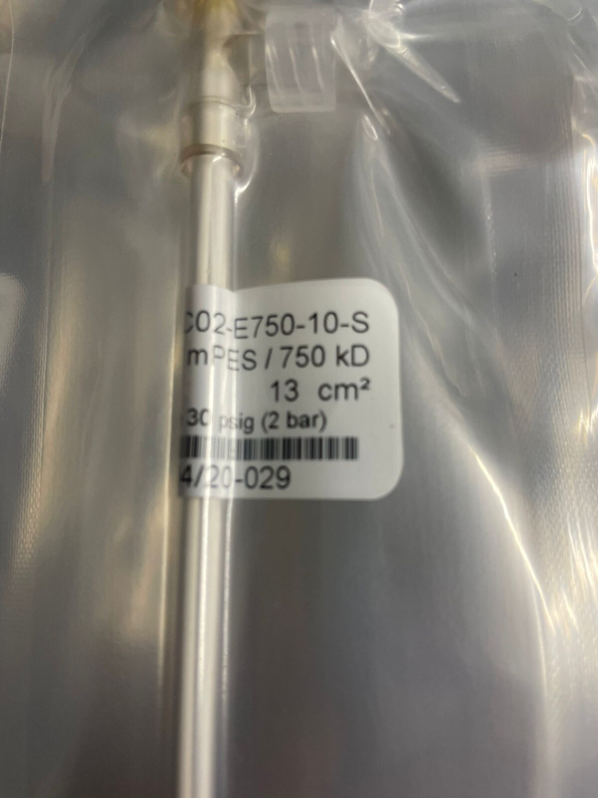 LOT OF 10 MICROKROS C02-E750-10-S and lot of 10 Repligen C04-E750-05-S
