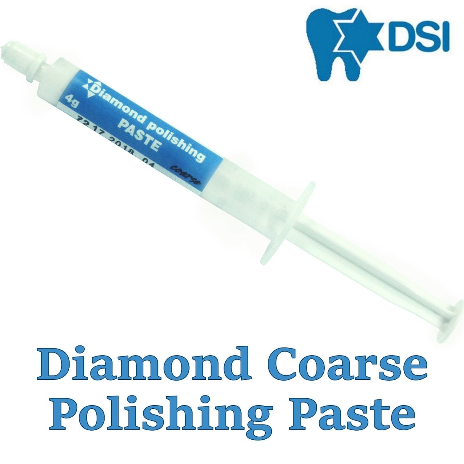 DSI Dental Diamond Polishing Paste Coarse Composite Ceramic Luster Gloss 4gr