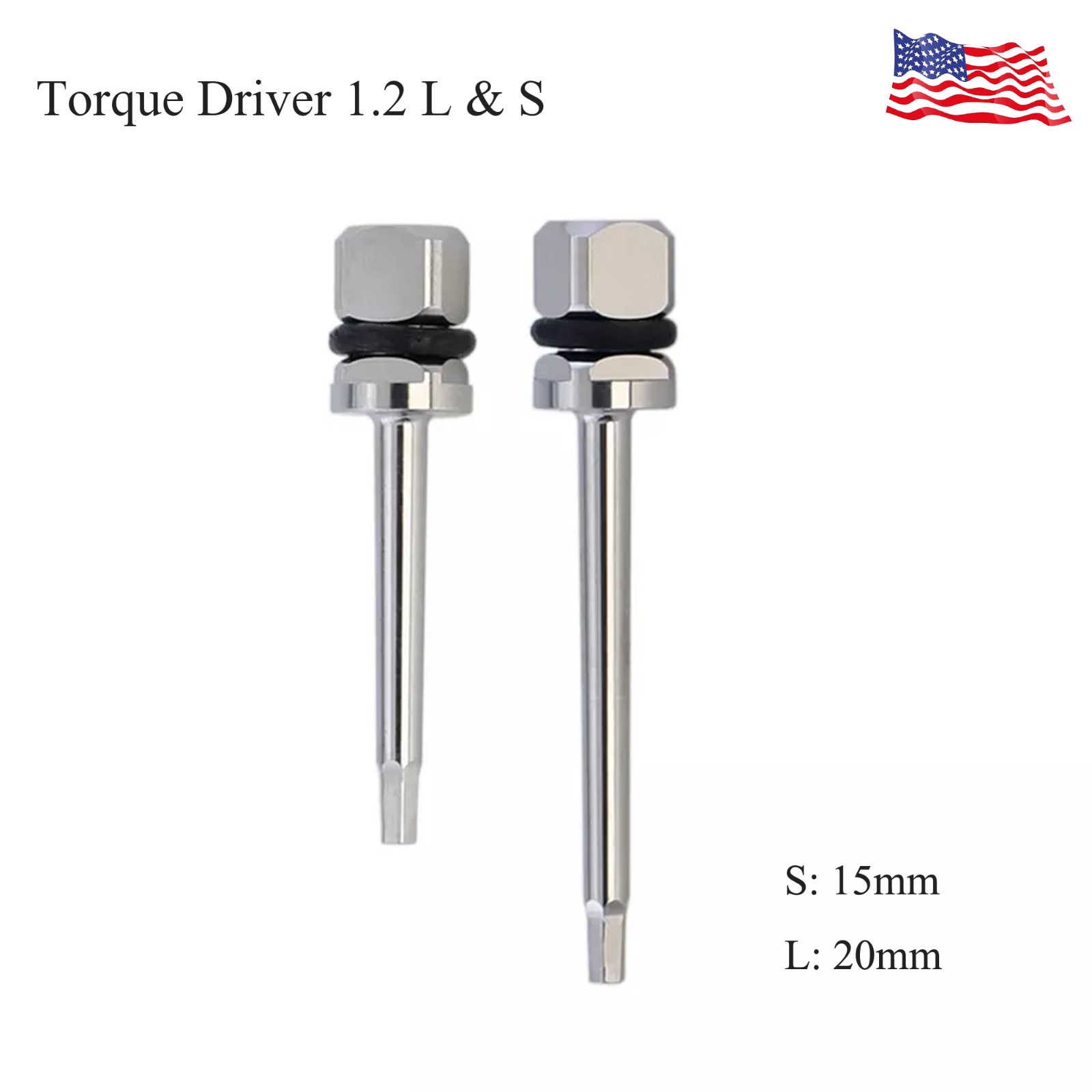 Osstem Torque Driver Hex 1.2mm Dental Implant Screw Driver For Hiossen TS/SS/ET