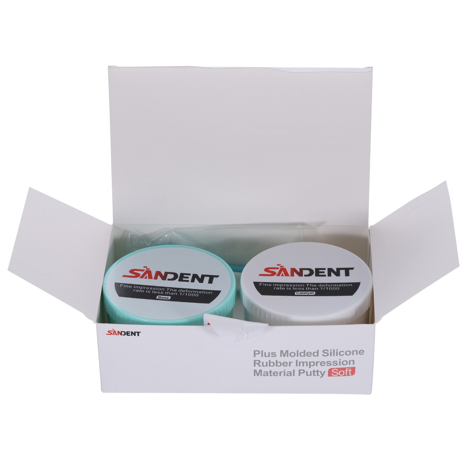 Dental Soft Putty Fast Set Impression Material (400g Base + Catalyst) Heavy Body
