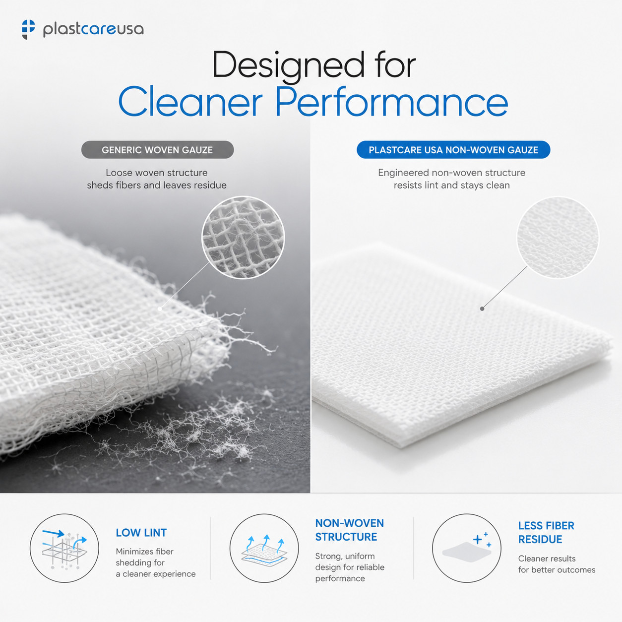400 Non Sterile Gauze Pads 4 Inch x 4 Inch, Non Woven for Medical Dental 4×4