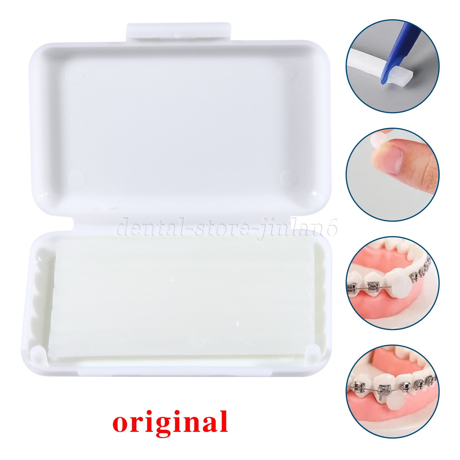 10-1000 Box Dental Ortho Relief Wax Brackets Braces Gum Irritation 10 Scents po