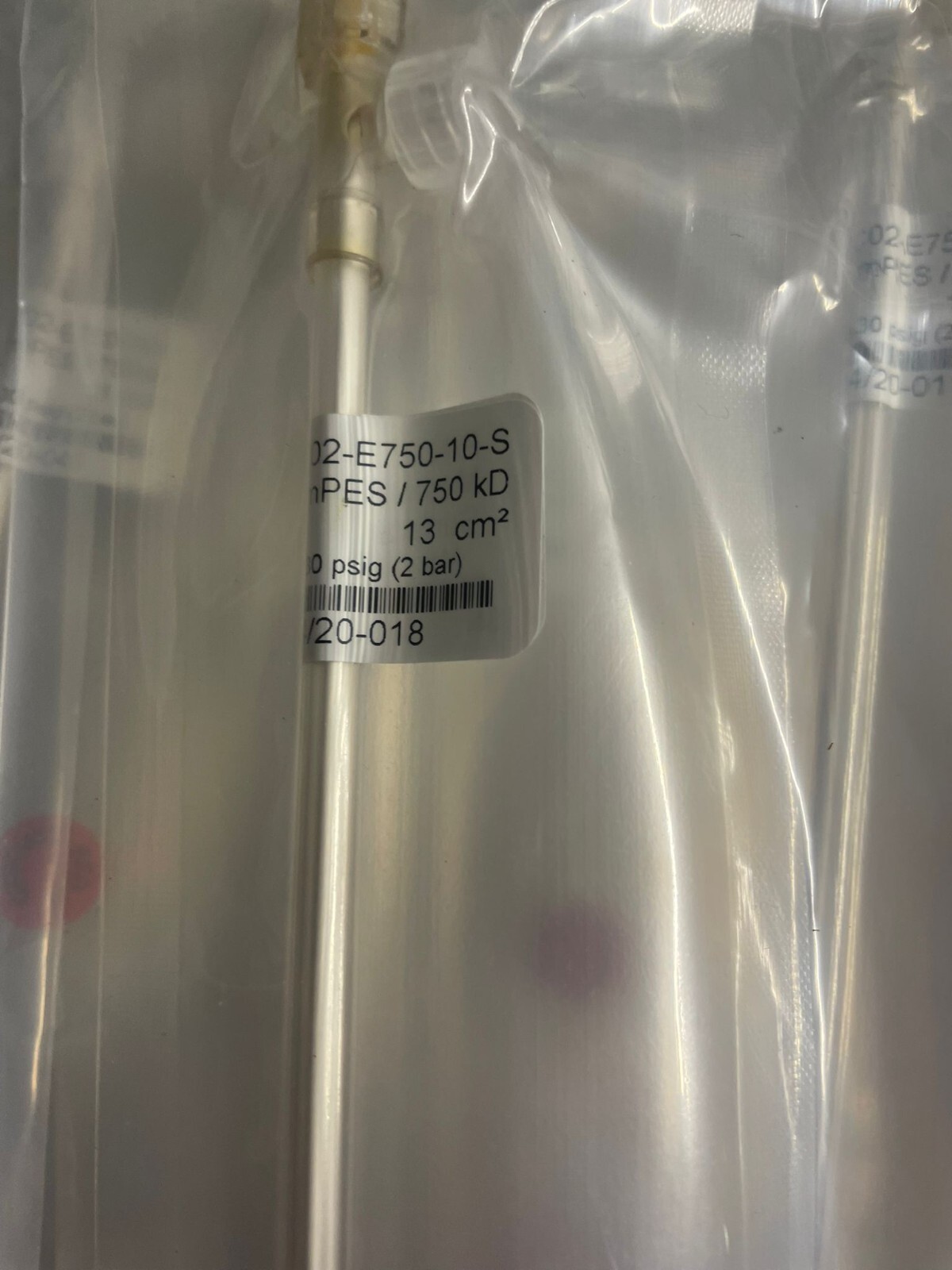 LOT OF 10 MICROKROS C02-E750-10-S and lot of 10 Repligen C04-E750-05-S
