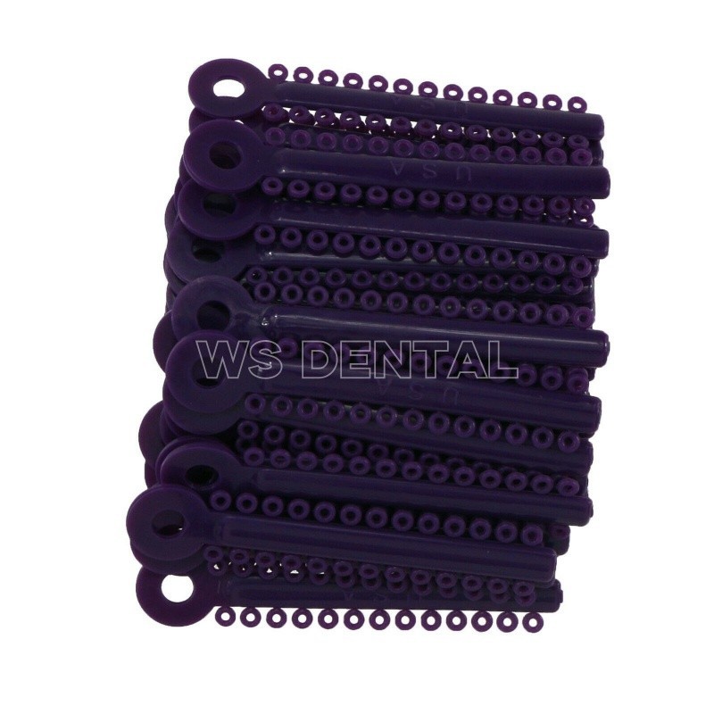 Dental Orthodontic Elastic Ligature Ties Rubber Bands for Brackets Brace 1 bag
