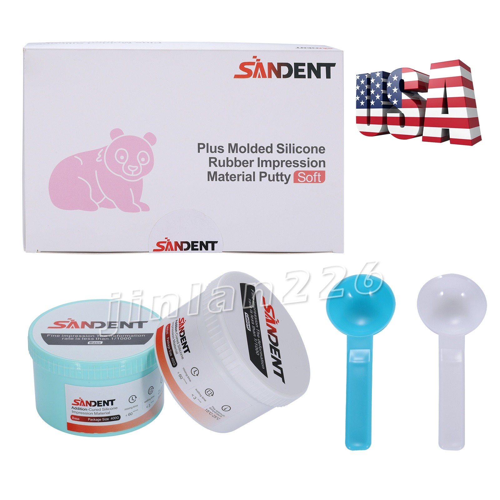 VPS PVS Dental Impression Silicone Material Putty Heavy Body Set Normal