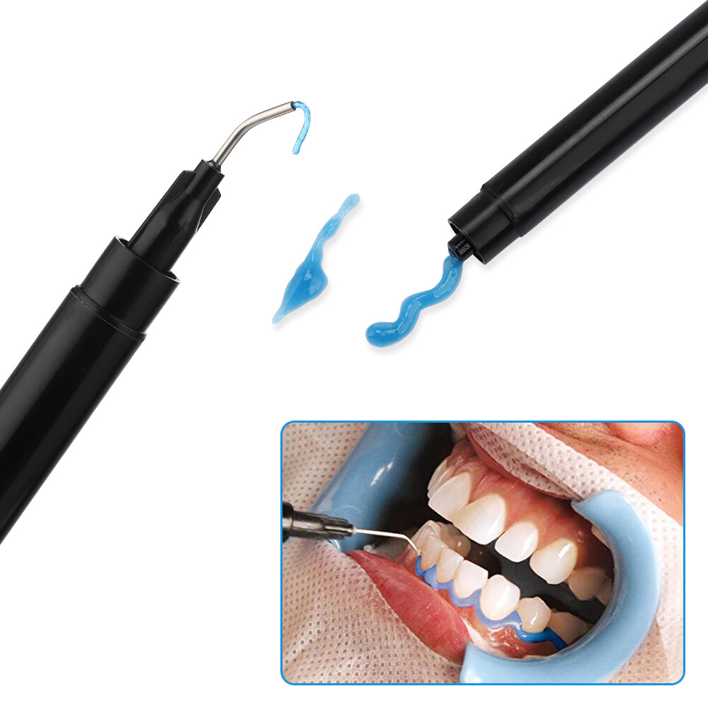 10-1Pc Dental Gingival Gel Dam Barrier Gum Protector Syringe Teeth Whitening 3ml
