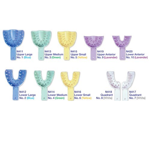 Disposable Dental Impression Tray 10 pcs